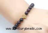 CGB8898 8mm, 10mm brecciated jasper & cross hematite power beads bracelets