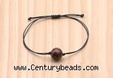 CGB9945 Fashion 12mm mahogany obsidian adjustable bracelet jewelry