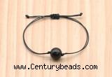 CGB9947 Fashion 12mm golden obsidian adjustable bracelet jewelry