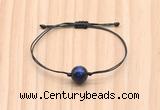 CGB9973 Fashion 12mm blue tiger eye adjustable bracelet jewelry