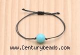 CGB9981 Fashion 12mm amazonite gemstone adjustable bracelet jewelry