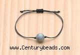 CGB9983 Fashion 12mm labradorite gemstone adjustable bracelet jewelry