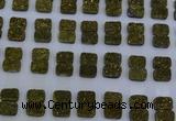 CGC202 10*14mm rectangle druzy quartz cabochons wholesale