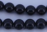 CGL903 10PCS 16 inches 6mm round heated glass pearl beads wholesale