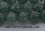 CGQ503 15.5 inches 10mm round imitation green phantom quartz beads