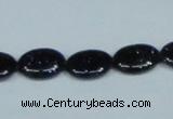 CGS134 15.5 inches 10*14mm oval blue goldstone beads wholesale