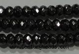 CHE102 15.5 inches 3*4mm faceted rondelle hematite beads wholesale