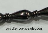 CHE195 15.5 inches 8*20mm vase-shaped hematite beads wholesale