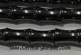 CHE204 15.5 inches 8*12mm bamboo hematite beads wholesale