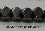 CHE223 15.5 inches 8*8mm faceted cube hematite beads wholesale