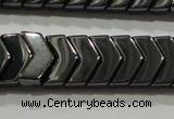 CHE297 15.5 inches 6*9mm hematite beads wholesale