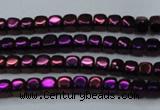 CHE853 15.5 inches 2*2mm dice platedhematite beads wholesale