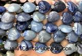 CHG206 15 inches 20mm heart blue aventurine jade beads wholesale