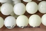 CIJ201 15.5 inches 6mm round ivory jade beads wholesale