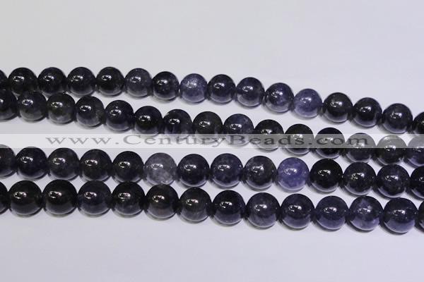 CIL24 15.5 inches 9mm round AA grade natural iolite gemstone beads