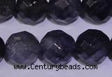 CIL33 15.5 inches 9mm faceted round natural iolite gemstone beads