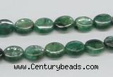 CKC110 16 inches 8*10mm oval natural green kyanite beads wholesale