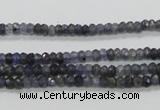 CKC215 15.5 inches 3*4mm faceted rondelle natural kyanite beads