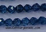 CKC711 15.5 inches 6mm faceted nuggets imitation kyanite beads