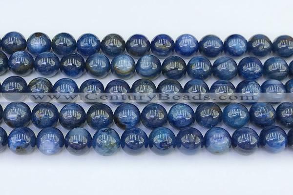 CKC802 15 inches 10mm round blue kyanite beads