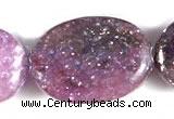 CKU02 15 inches 10*14mm oval purple kunzite beads Wholesale