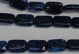 CKU122 15.5 inches 8*12mm rectangle dyed kunzite beads wholesale