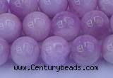 CKU264 15.5 inches 12mm round natural pink kunzite beads