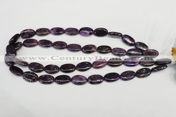 CKU40 15.5 inches 12*20mm oval purple kunzite beads wholesale