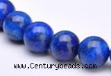 CLA23 8mm round blue dyed lapis lazuli gmestone beads Wholesale