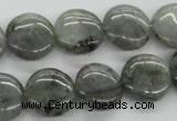 CLB106 15.5 inches 14mm flat round labradorite gemstone beads wholesale