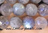 CLB1072 15.5 inches 6mm faceted round labradorite beads