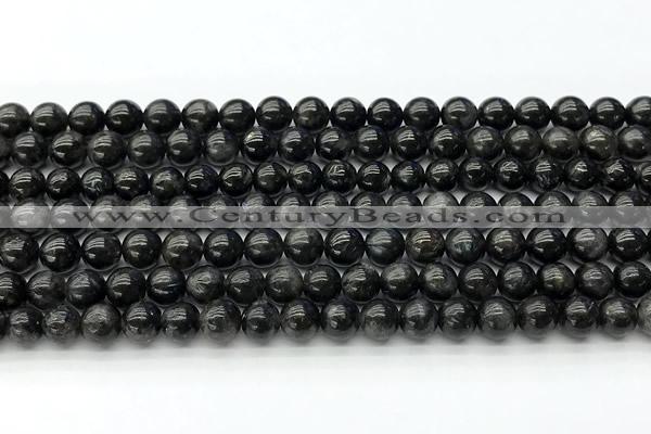 CLB1166 15 inches 6mm round hornblende beads