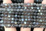 CLB1272 15 inches 5mm round labradorite gemstone beads wholesale