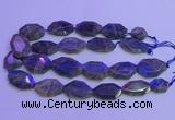 CLB228 15.5 inches 20*30mm - 25*35mm freeform labradorite beads