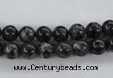 CLB351 15.5 inches 6mm round black labradorite beads wholesale