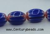 CLG636 5PCS 16 inches 10*14mm oval lampwork glass beads wholesale