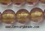 CLG841 15.5 inches 12mm round lampwork glass beads wholesale