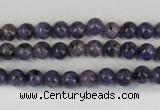 CLJ213 15.5 inches 6mm round dyed sesame jasper beads wholesale