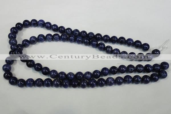 CLJ234 15.5 inches 10mm round dyed sesame jasper beads wholesale