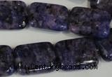 CLJ293 15.5 inches 15*20mm rectangle dyed sesame jasper beads wholesale