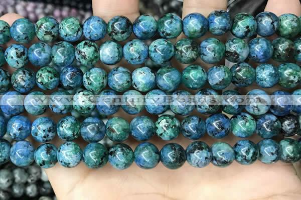 CLJ520 15.5 inches 4mm,6mm,8mm,10mm & 12mm round sesame jasper beads