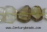 CLQ266 15.5 inches 13*18mm - 15*20mm freeform lemon quartz beads