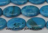 CLR422 15.5 inches 12*16mm oval dyed larimar gemstone beads