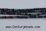 CLV521 15.5 inches 6mm round mixed lava beads wholesale