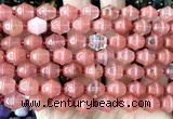 CME602 15 inches 10*11mm bicone cherry quartz beads wholesale