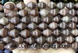 CME615 15 inches 10*11mm bicone purple aventurine jade beads