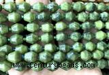 CME618 15 inches 10*11mm bicone China jade beads wholesale