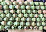 CME621 15 inches 10*11mm bicone unakite gemstone beads wholesale