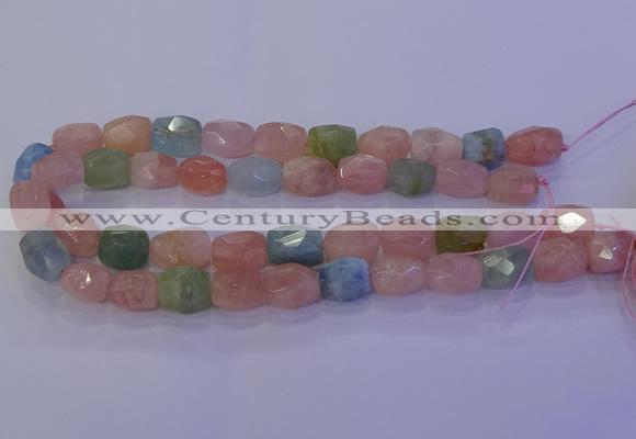 CMG230 15.5 inches 12*16mm - 13*18mm faceted nuggets morganite beads