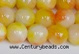 CMJ1051 15.5 inches 8mm round jade beads wholesale